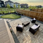 deck and putting green